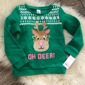 carter's reindeer sweater